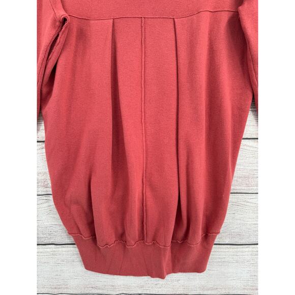 Saturday Sunday Anthropologie Rough Seam Tunic Sweater Womens XS Pink Rose - Picture 6 of 12
